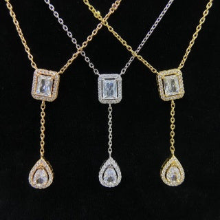 Messika Lucky Move Diamond Teardrop Pendant Necklace